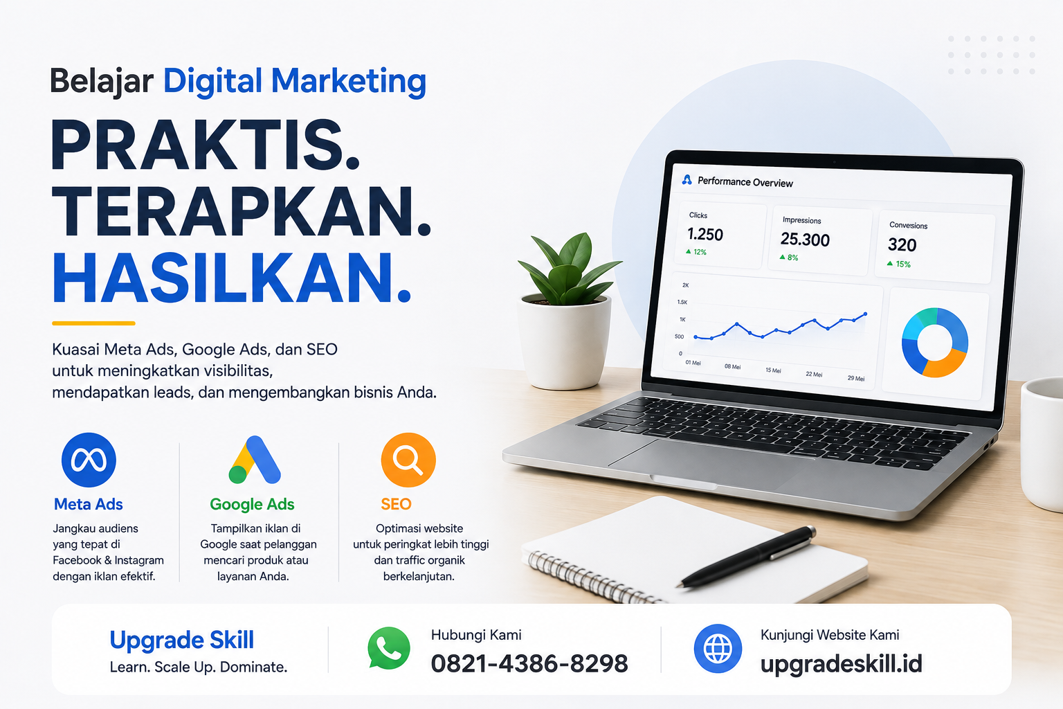 Digital Marketing: Pelatihan Meta Ads, Google Ads & SEO